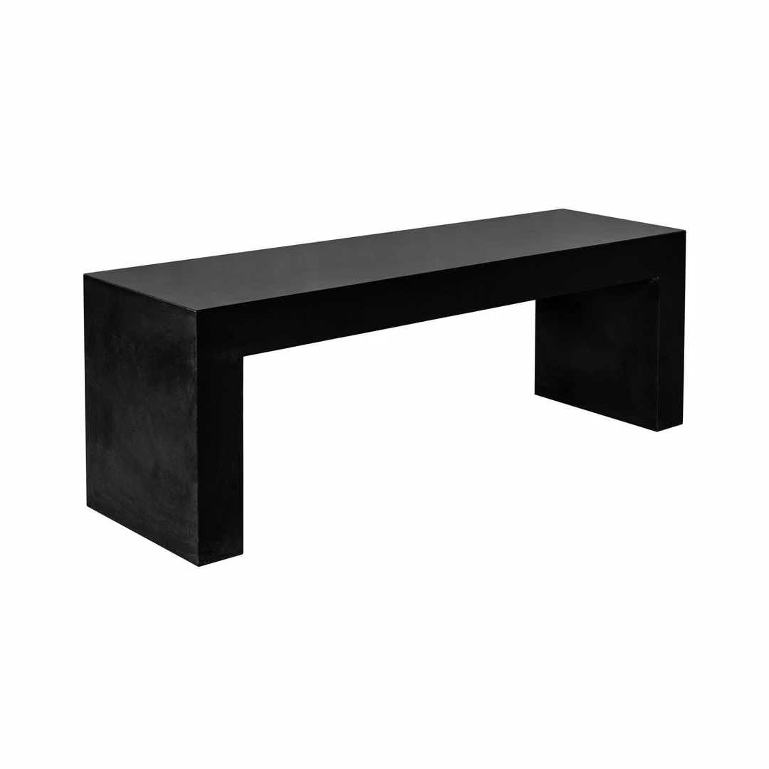 Hot Sale ๐ MOES KAIA INDOOR-OUTDOOR BLACK CONCRETE BENCH Furniture ๐ฅ 2 MOES KAIA INDOOR-OUTDOOR BLACK CONCRETE BENCH Furniture