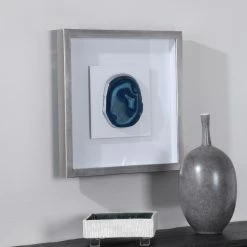 UTTERMOST Wall Sculptures + Decor KALIA BLUE AGATE SHADOW BOX