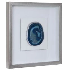 UTTERMOST Wall Sculptures + Decor KALIA BLUE AGATE SHADOW BOX