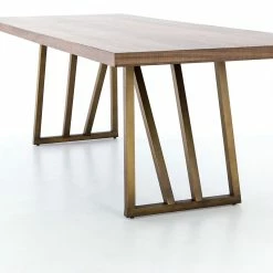 Flash Sale π₯ FOUR HANDS KAPRI DECO BRONZE + WALNUT DINING TABLE Furniture π 13 FOUR HANDS KAPRI DECO BRONZE + WALNUT DINING TABLE Furniture