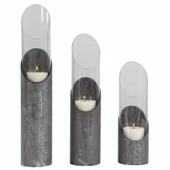 Best Sale ❤️ UTTERMOST Accessories KARTER RAW IRON CANDLEHOLDERS | SET OF 3 🔔 12 UTTERMOST Accessories KARTER RAW IRON CANDLEHOLDERS | SET OF 3