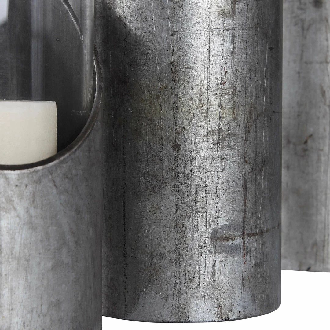 Best Sale ❤️ UTTERMOST Accessories KARTER RAW IRON CANDLEHOLDERS | SET OF 3 🔔 5 UTTERMOST Accessories KARTER RAW IRON CANDLEHOLDERS | SET OF 3