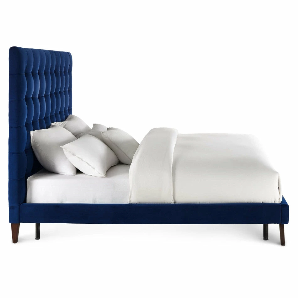 Coupon π₯ TOV KEANE NAVY VELVET BED Bedroom π 2 TOV KEANE NAVY VELVET BED Bedroom