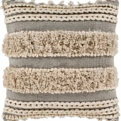 SURYA KENDI BRAIDED SHAG PILLOW Pillows + Decor