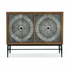 HOOKER KENTE BONE INLAY TWO-DOOR CHEST