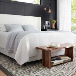 LOLOI KENZIE HAND-WOVEN WOOL+POLY BLEND FLAT RUG