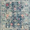 SURYA KINDRED DISTRESSED RUG: BLUE