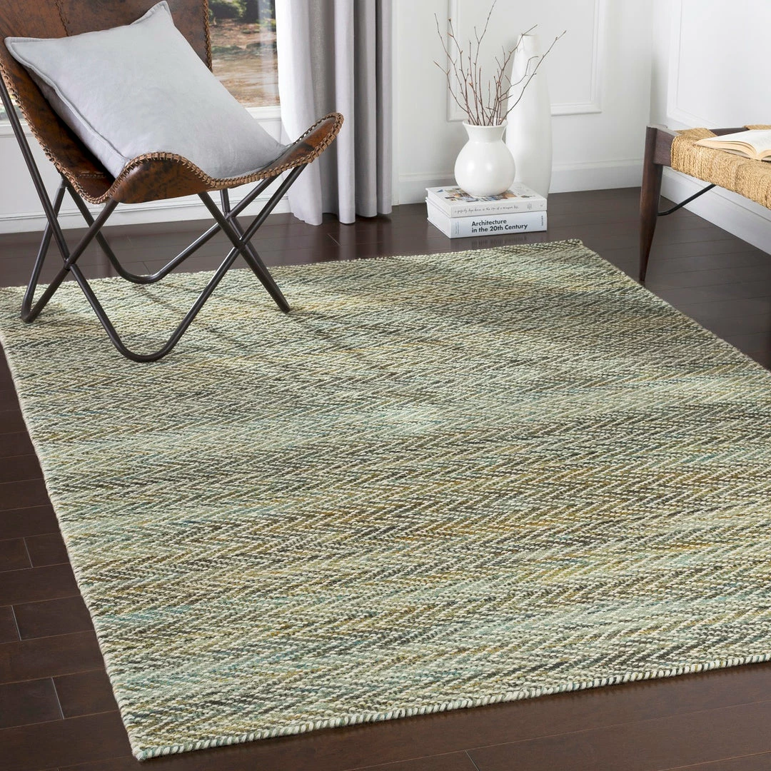 Hot Sale ๐งจ SURYA KIZZY WOVEN WOOL RUG: GREEN ๐ฅ 4 SURYA KIZZY WOVEN WOOL RUG: GREEN