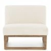 FOUR HANDS KNOLL NATURAL BOUCLÉ SLIPPER CHAIR Furniture