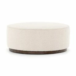 FOUR HANDS SINCLAIR BOUCLE UPHOLSTERED COCKTAIL OTTOMAN Furniture