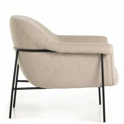 FOUR HANDS SUERTE CHAIR: NATURAL SAND BOUCLÉ