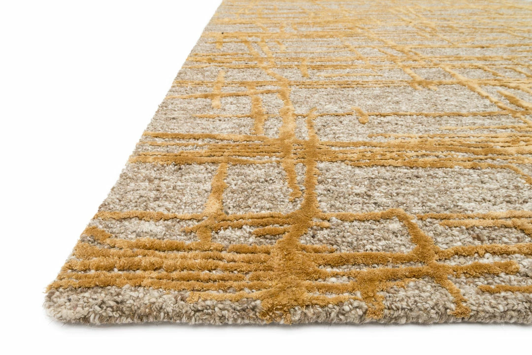 Promo ๐ LOLOI JUNEAU 05 WOOL + VISCOSE RUG: NATURAL, GOLD โ๏ธ 2 LOLOI JUNEAU 05 WOOL + VISCOSE RUG: NATURAL, GOLD