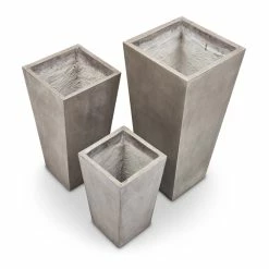 URBIA KONUS CONCRETE PLANTERS | SET OF 3