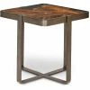 URBIA Living Room KULLEN TEAK + STEEL END TABLE