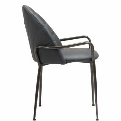Deals ๐ ZUO Furniture KURT BLACK LEATHERETTE DINING CHAIR โ 11 ZUO Furniture KURT BLACK LEATHERETTE DINING CHAIR