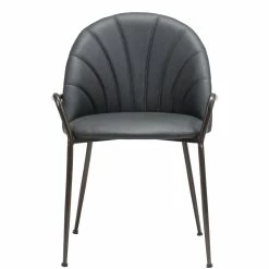 ZUO Furniture KURT BLACK LEATHERETTE DINING CHAIR