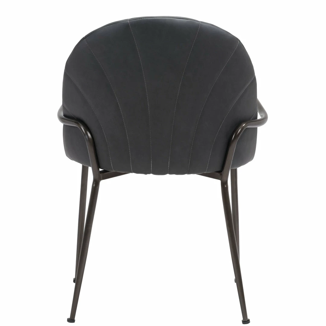 Deals ๐ ZUO Furniture KURT BLACK LEATHERETTE DINING CHAIR โ 5 ZUO Furniture KURT BLACK LEATHERETTE DINING CHAIR