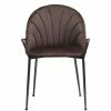 ZUO Furniture KURT BROWN VELVET DINING CHAIR