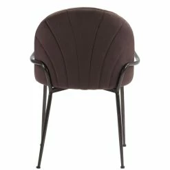 ZUO Furniture KURT BROWN VELVET DINING CHAIR