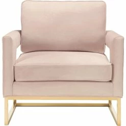 TOV Living Room LAURENT VELVET ARM CHAIR