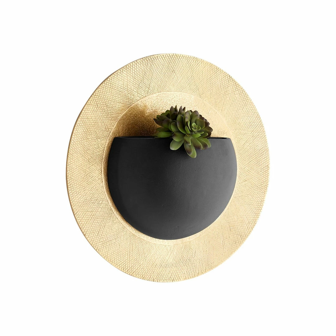 Cheapest 👏 CYAN LE CIRC GILDED WALL PLANTER 🤩 1 CYAN LE CIRC GILDED WALL PLANTER