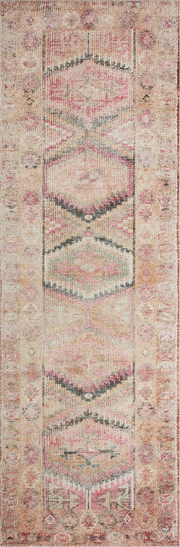 Best Pirce ⌛ LOLOI LILITH VINTAGE PRINT FLAT RUG: DUSTY ROSE 🔥 7 LOLOI LILITH VINTAGE PRINT FLAT RUG: DUSTY ROSE