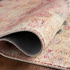 Best Pirce ⌛ LOLOI LILITH VINTAGE PRINT FLAT RUG: DUSTY ROSE 🔥 12 LOLOI LILITH VINTAGE PRINT FLAT RUG: DUSTY ROSE