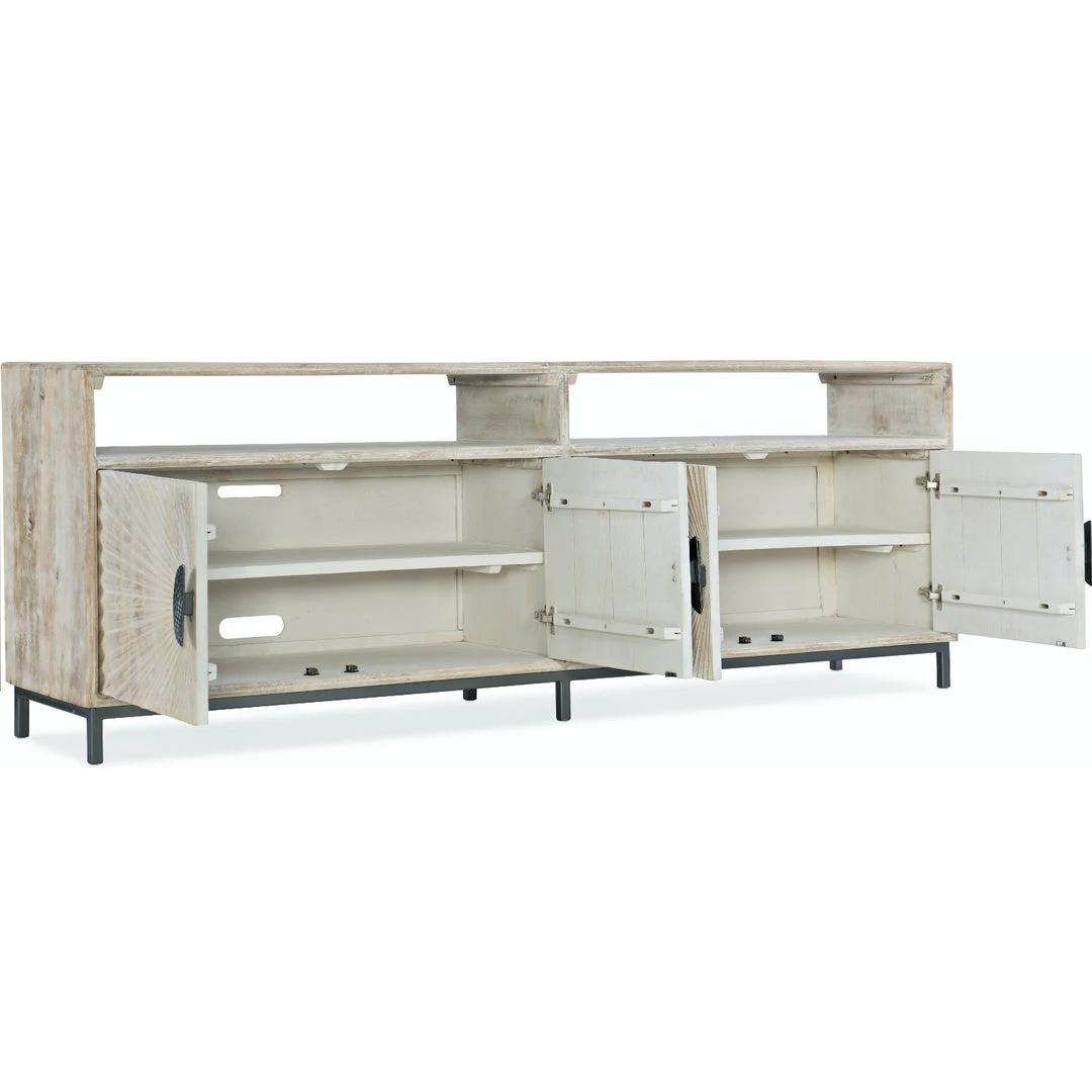 Budget โ๏ธ HOOKER LIMA WHITE WASH MEDIA CONSOLE Furniture ๐ 3 HOOKER LIMA WHITE WASH MEDIA CONSOLE Furniture
