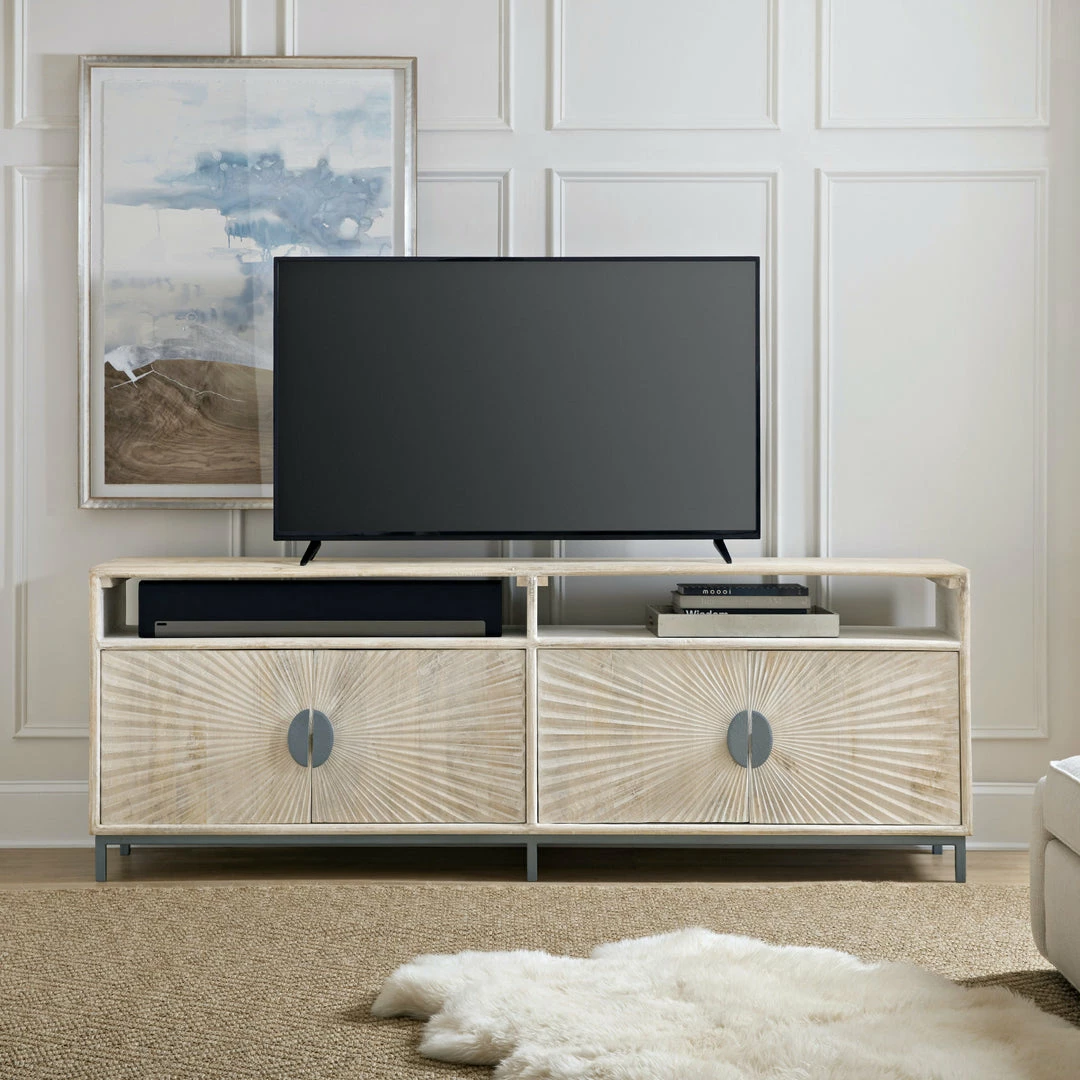 Budget โ๏ธ HOOKER LIMA WHITE WASH MEDIA CONSOLE Furniture ๐ 4 HOOKER LIMA WHITE WASH MEDIA CONSOLE Furniture