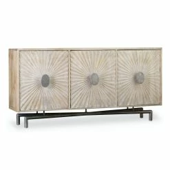 HOOKER LIMA WHITE WASH MEDIA CREDENZA