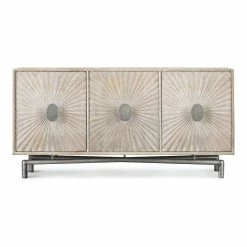HOOKER LIMA WHITE WASH MEDIA CREDENZA