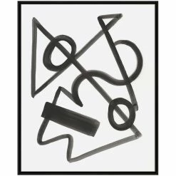 L ART "LINES IN REVERSE" CANVAS ART SERIES