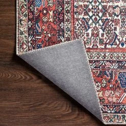 Best Pirce ๐ LOLOI LINLEY VINTAGE PRINT FLAT RUG: IVORY, BRICK โจ 10 LOLOI LINLEY VINTAGE PRINT FLAT RUG: IVORY, BRICK