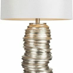 SURYA Lighting SILVER STACK LAMP