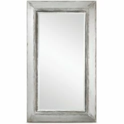 UTTERMOST Mirrors LUCAS ANTIQUE SILVER LEAF FLOOR MIRROR