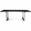 NUEVO Furniture LUXOR OXIDIZED GRAY LIVE EDGE DINING TABLE