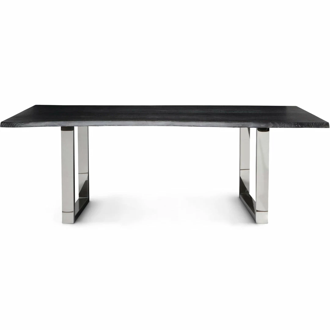 Cheapest ๐ NUEVO Furniture LUXOR OXIDIZED GRAY LIVE EDGE DINING TABLE โ๏ธ 1 NUEVO Furniture LUXOR OXIDIZED GRAY LIVE EDGE DINING TABLE