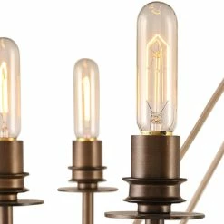 Promo 🤩 UTTERMOST Lighting LYNDHURST 9 LIGHT CHANDELIER ❤️ 6 UTTERMOST Lighting LYNDHURST 9 LIGHT CHANDELIER
