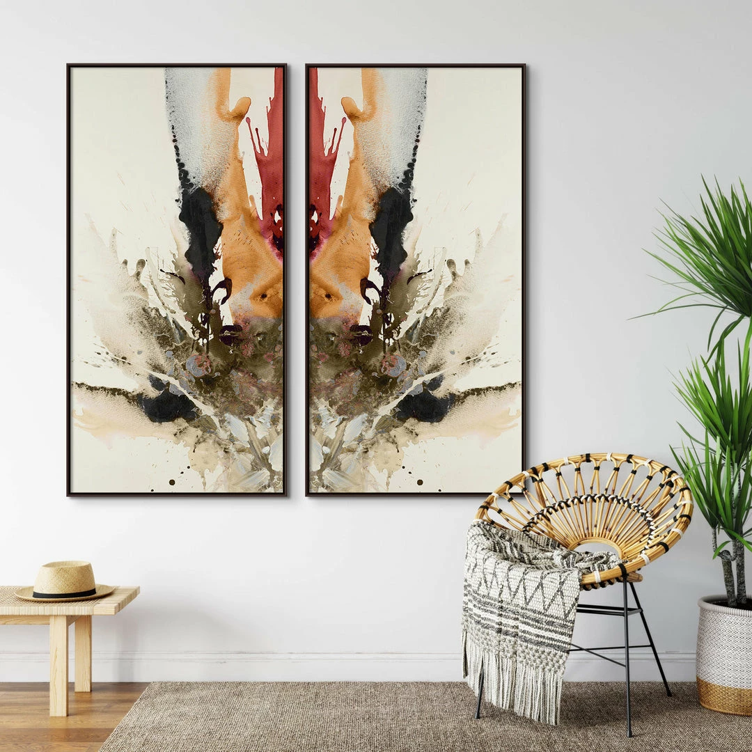 Hot Sale π L ART "MAGENTA TANGO" DIPTYCH CANVAS ART π€© 2 L ART "MAGENTA TANGO" DIPTYCH CANVAS ART