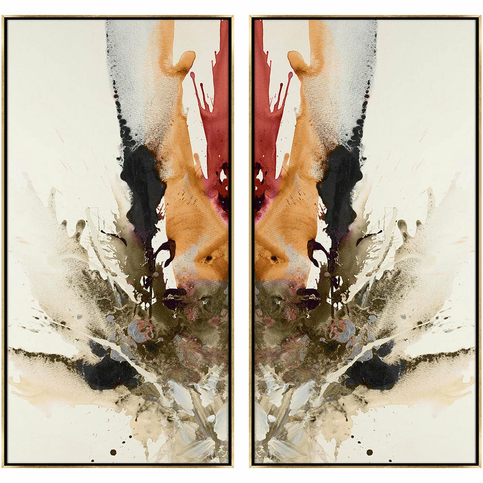 Hot Sale π L ART "MAGENTA TANGO" DIPTYCH CANVAS ART π€© 1 L ART "MAGENTA TANGO" DIPTYCH CANVAS ART