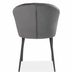MOES MAGS CHARCOAL VELVET DINING CHAIR Kitchen + Dining