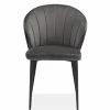 MOES MAGS CHARCOAL VELVET DINING CHAIR Kitchen + Dining