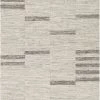 SURYA MAJI WOOL + VISCOSE FLAT RUG: ASH GREY