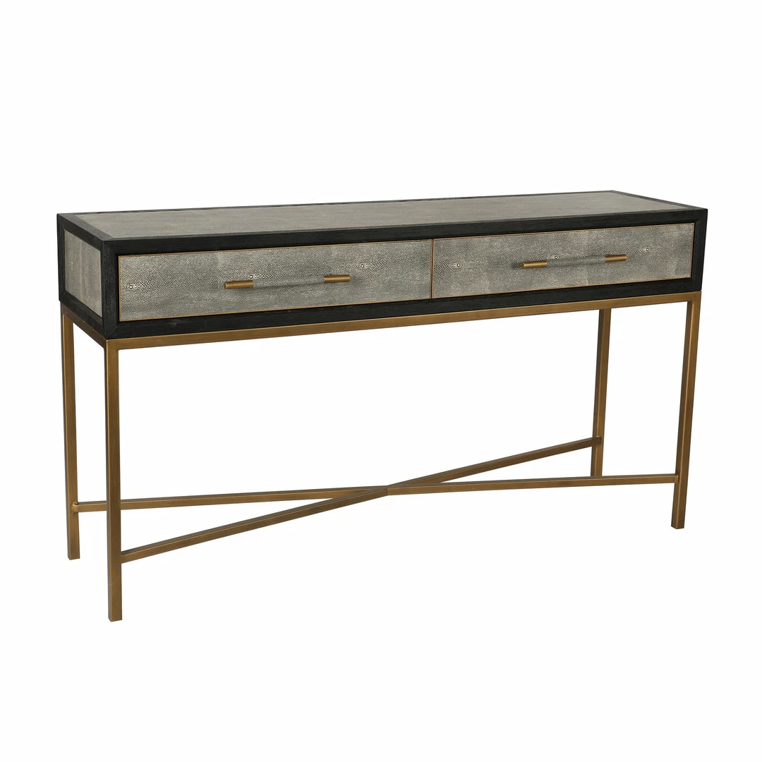New ๐ MOES MAKO SHAGREEN CONSOLE TABLE โ 2 MOES MAKO SHAGREEN CONSOLE TABLE