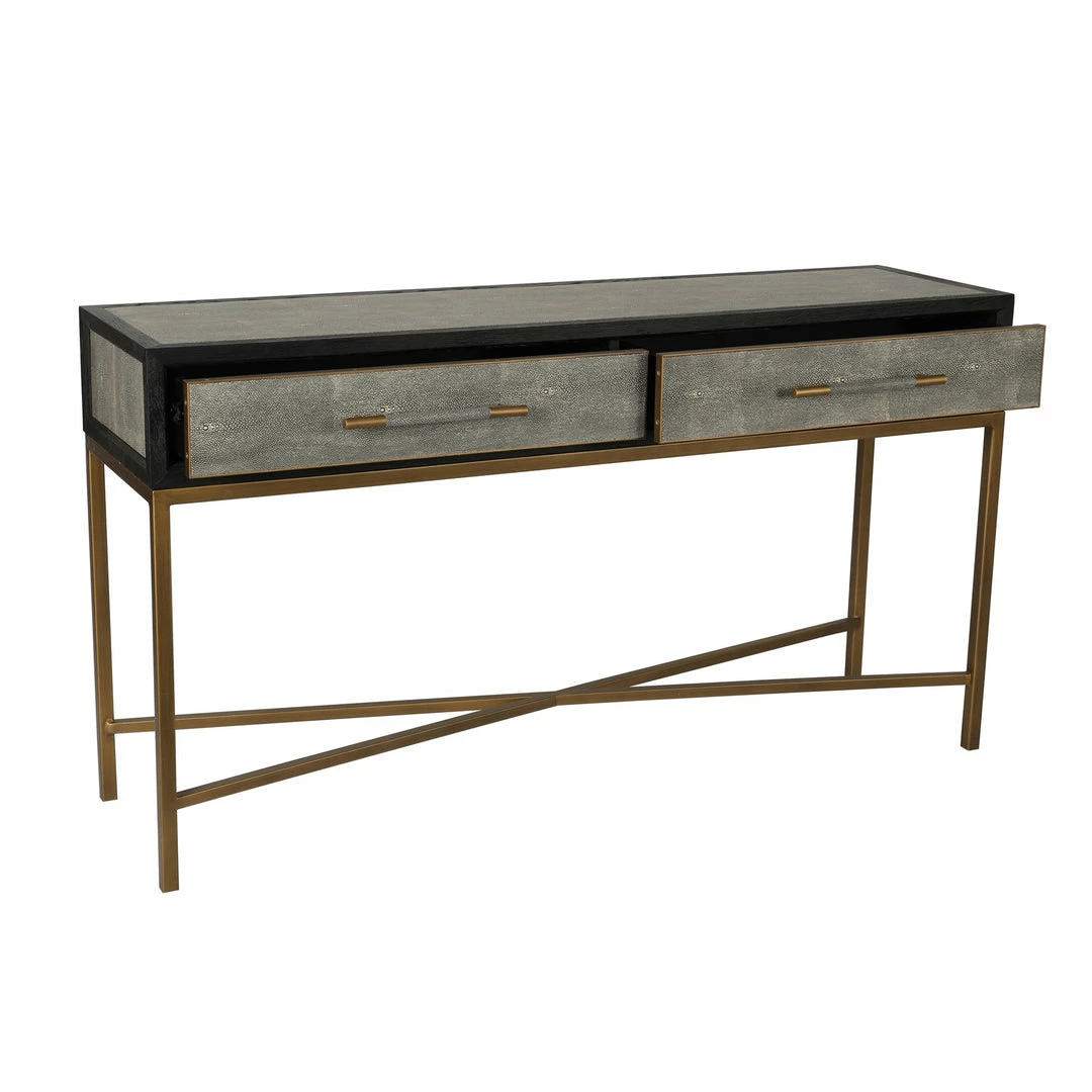 New ๐ MOES MAKO SHAGREEN CONSOLE TABLE โ 3 MOES MAKO SHAGREEN CONSOLE TABLE