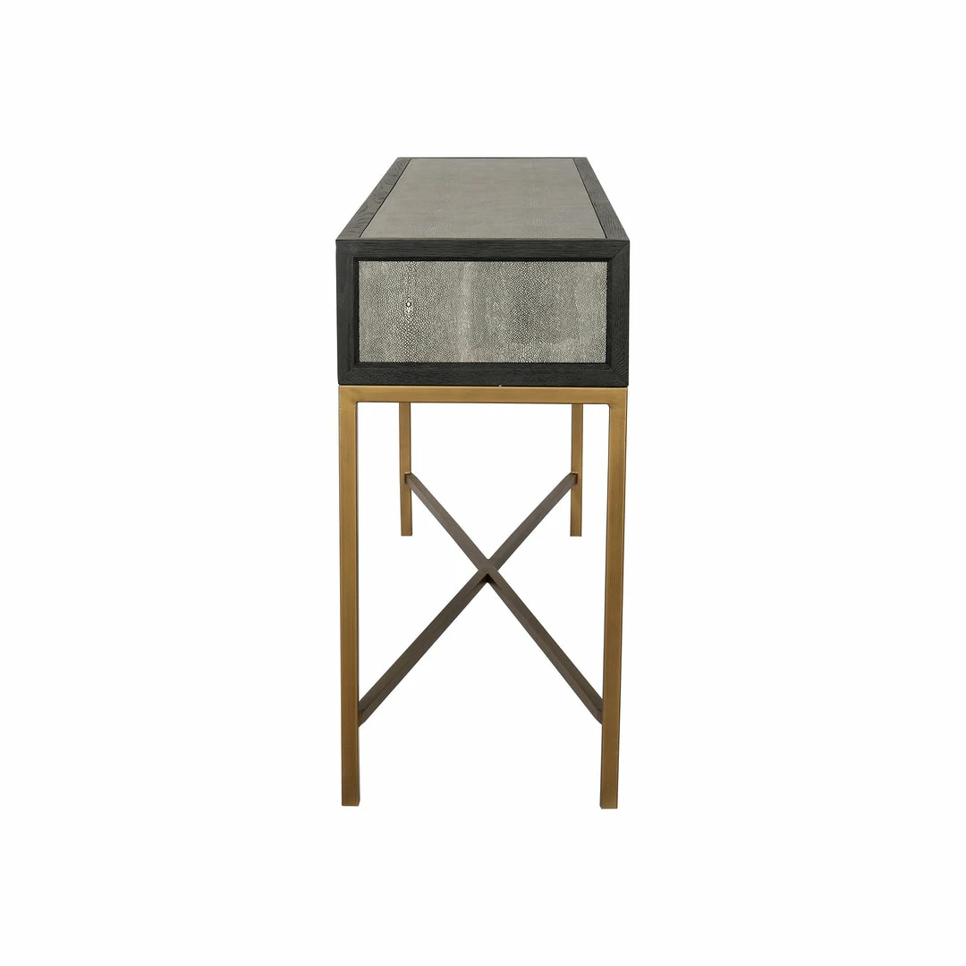 New ๐ MOES MAKO SHAGREEN CONSOLE TABLE โ 5 MOES MAKO SHAGREEN CONSOLE TABLE