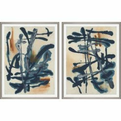 Best Sale โญ L ART "MANGATA" METALLIC SILVER EMBELLISHED ART DIPTYCH Wall Art ๐คฉ 17 L ART