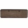 FOUR HANDS MANGO WOOD TRUNK BENCH: AGED BROWN