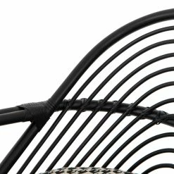 FOUR HANDS MARINA EBONY RATTAN CHAIR