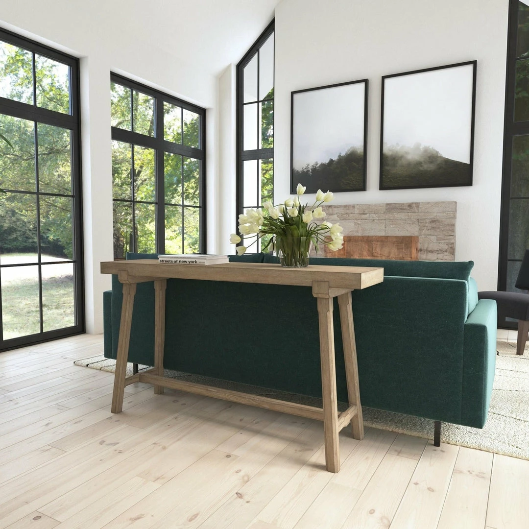 Cheapest ✔️ HOOKER MARKET SAWHORSE CONSOLE Furniture ✔️ 2 HOOKER MARKET SAWHORSE CONSOLE Furniture